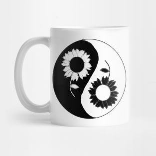 Yin and Yang - Flowers Mug